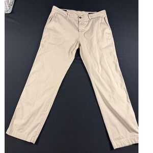 Mason's Forte dei Marmi Mens Chino Pants Luxury Straight Leg Button Fly Italy 37